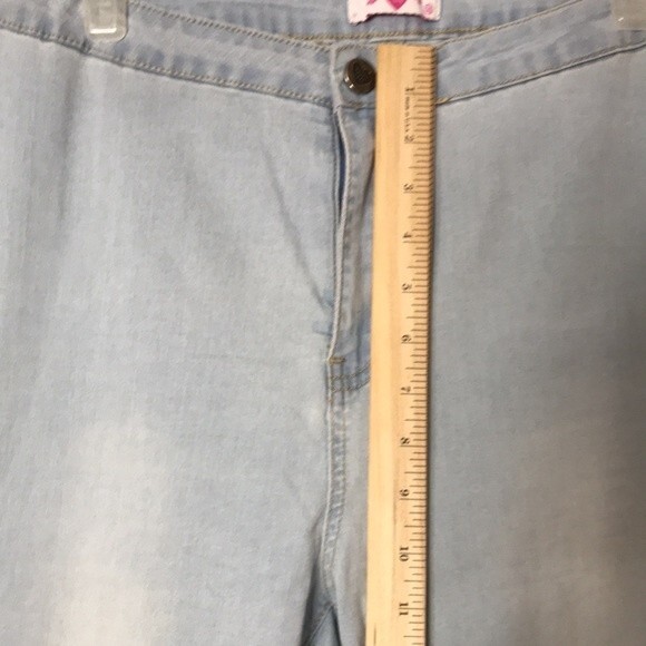 Buddy love MOONSHINE HIGH-WAISTED FLARED JEANS - LIGHT WASH size 30 - Picture 9 of 16